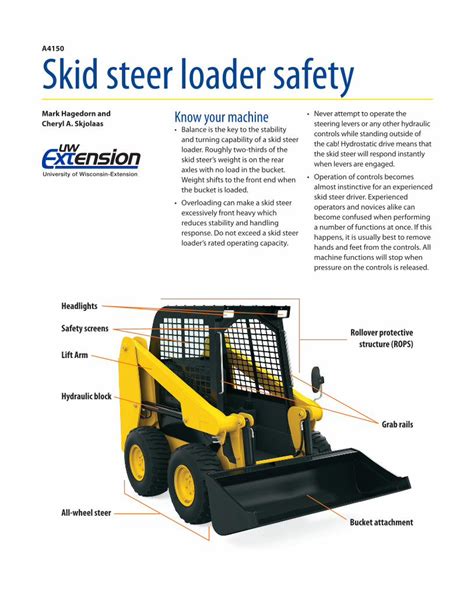 skid steer roll over|Skid Steer Loader Safety Tips & Guidelines .